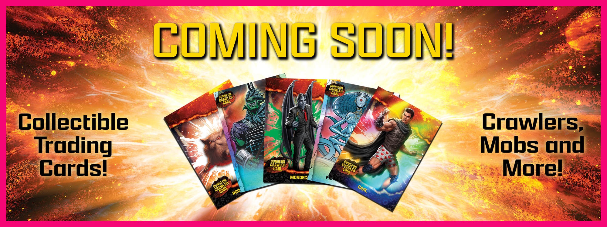 Coming soon! Collectible trading cards: crawlers, mobs and more!